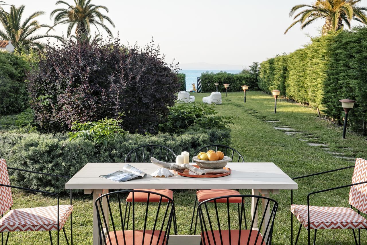 Hestia Beachfront Villa Polychrono Exteriér fotografie