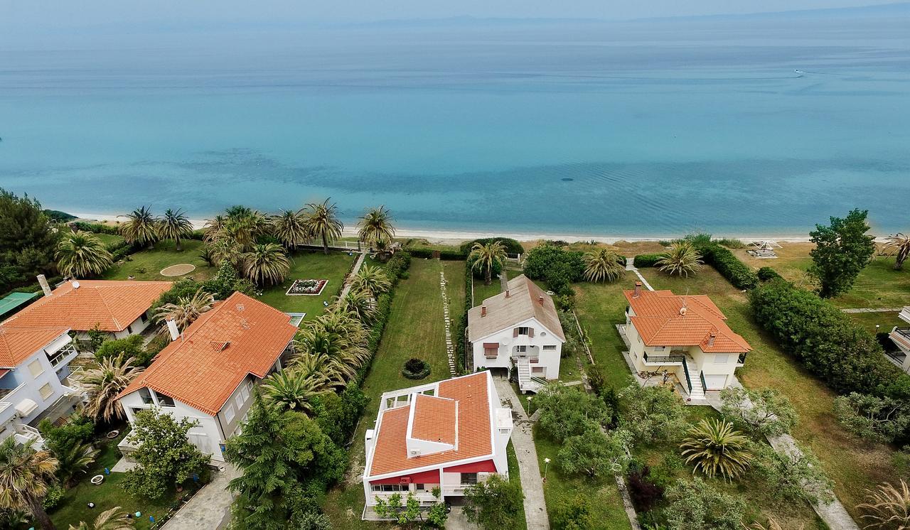 Hestia Beachfront Villa Polychrono Exteriér fotografie